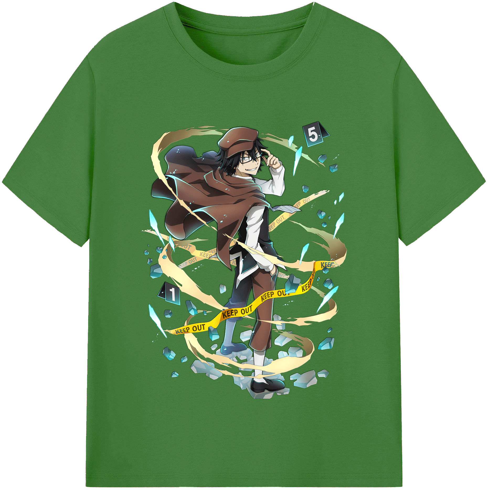 （画像用） 文豪ストレイドッグス Bungo Stray Dogs レディースカジュアルプリントTシャツ（綿100％）